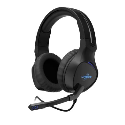 Kõrvaklapid+mikrofon Hama uRage SoundZ400 Gaming Headset, black/must, USB-kaabel 2.2m, 50mm elemendid, LED